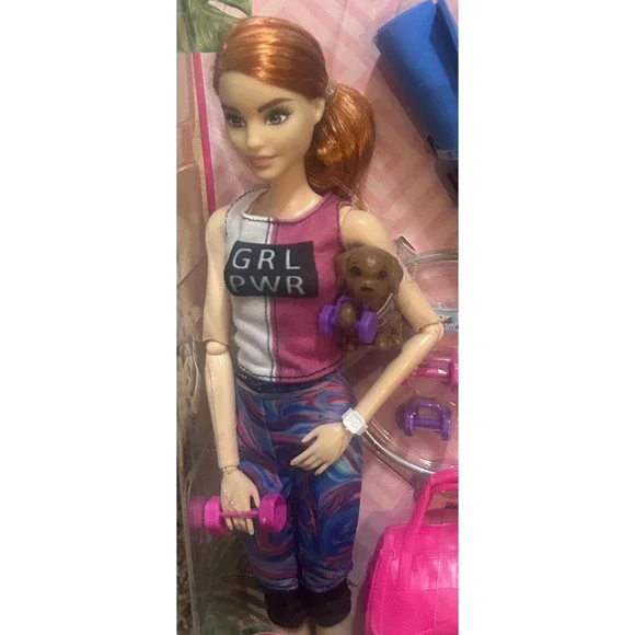 Mattel Barbie Wellness Fitness Doll (NWT)